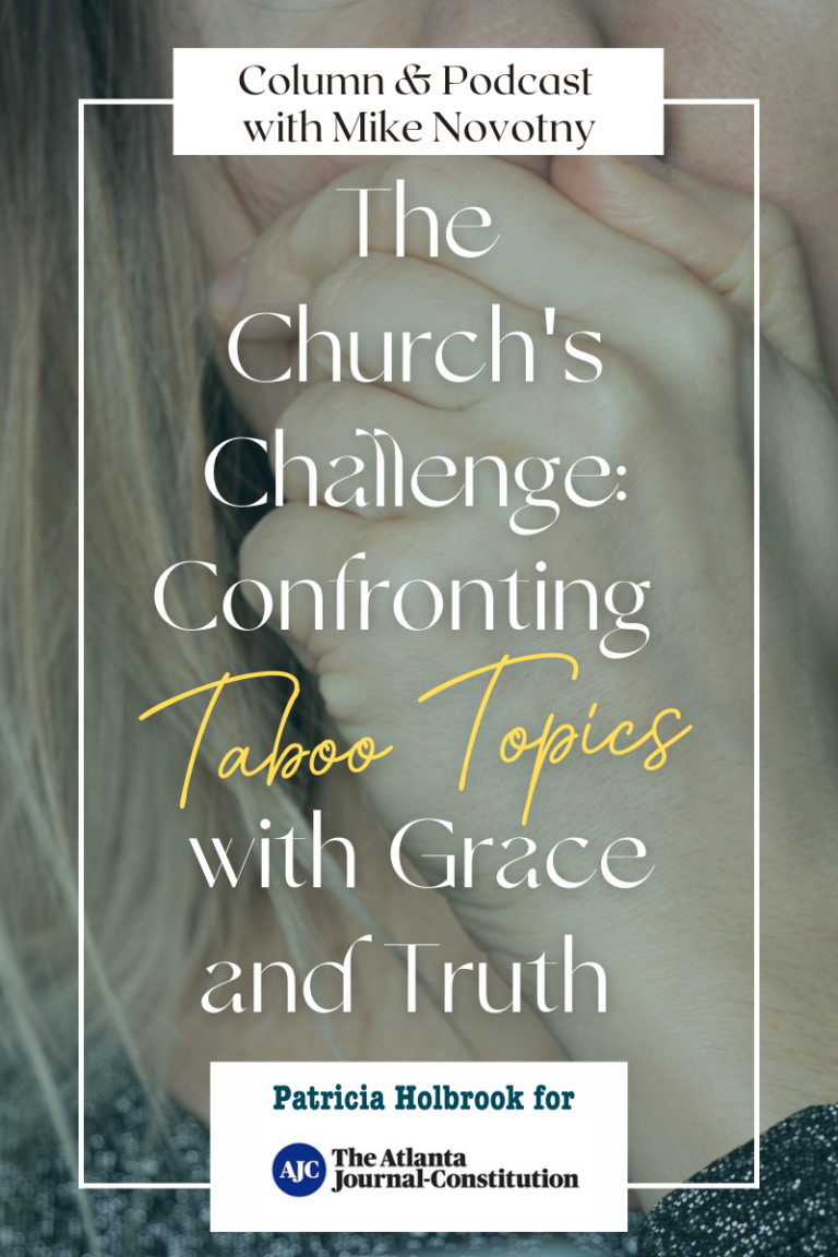 The Church’s Challenge: Confronting Taboo Topics with Grace and Truth