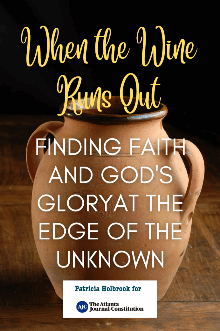 When the Wine Runs Out:Finding faith—and God’s glory—at the edge of the unknown
