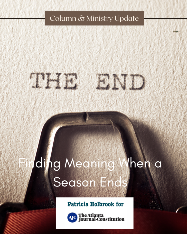 The End of My Column, Not the End of the Story