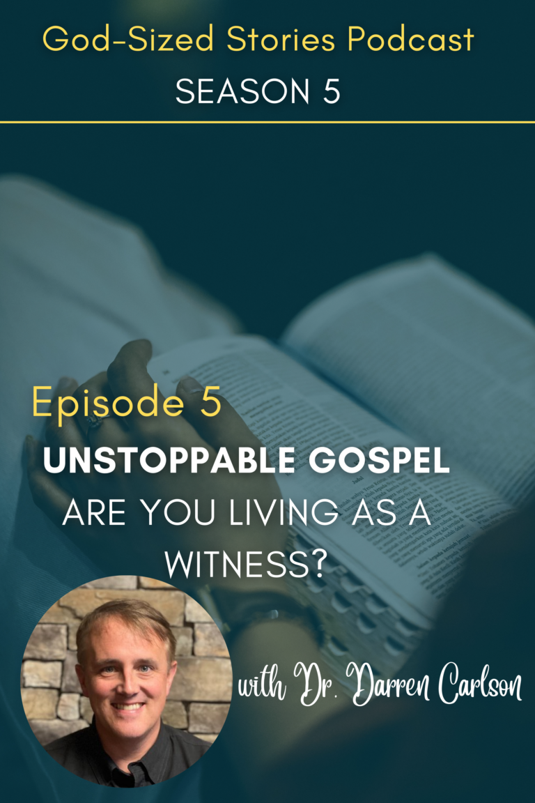 The Great Commission blog post featuring Dr. Darren Carlson discussing how the Holy Spirit empowers every believer to be a witness.